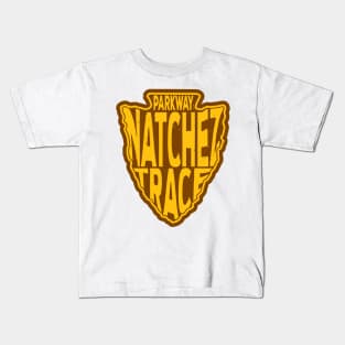 Natchez Trace Parkway name arrowhead Kids T-Shirt